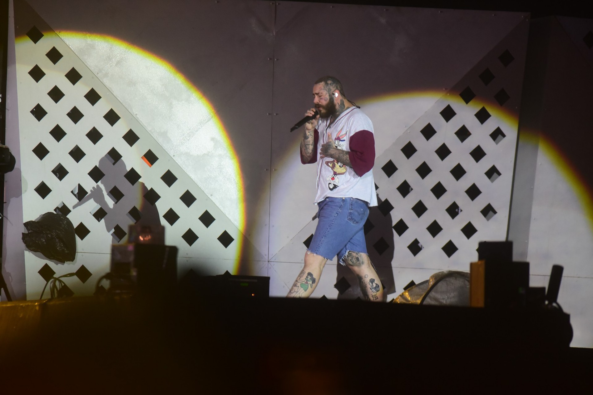 Post Malone foi a atração principal do Palco Mundo do Rock in Rio na noite deste sábado - Victor Chapetta / Ag. News
