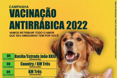 Prefeitura de Piraí retoma vacinação antirrábica nesta terça