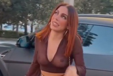 Anitta aposta em transparência para o show de Leo Santana e acaba mostrando demais