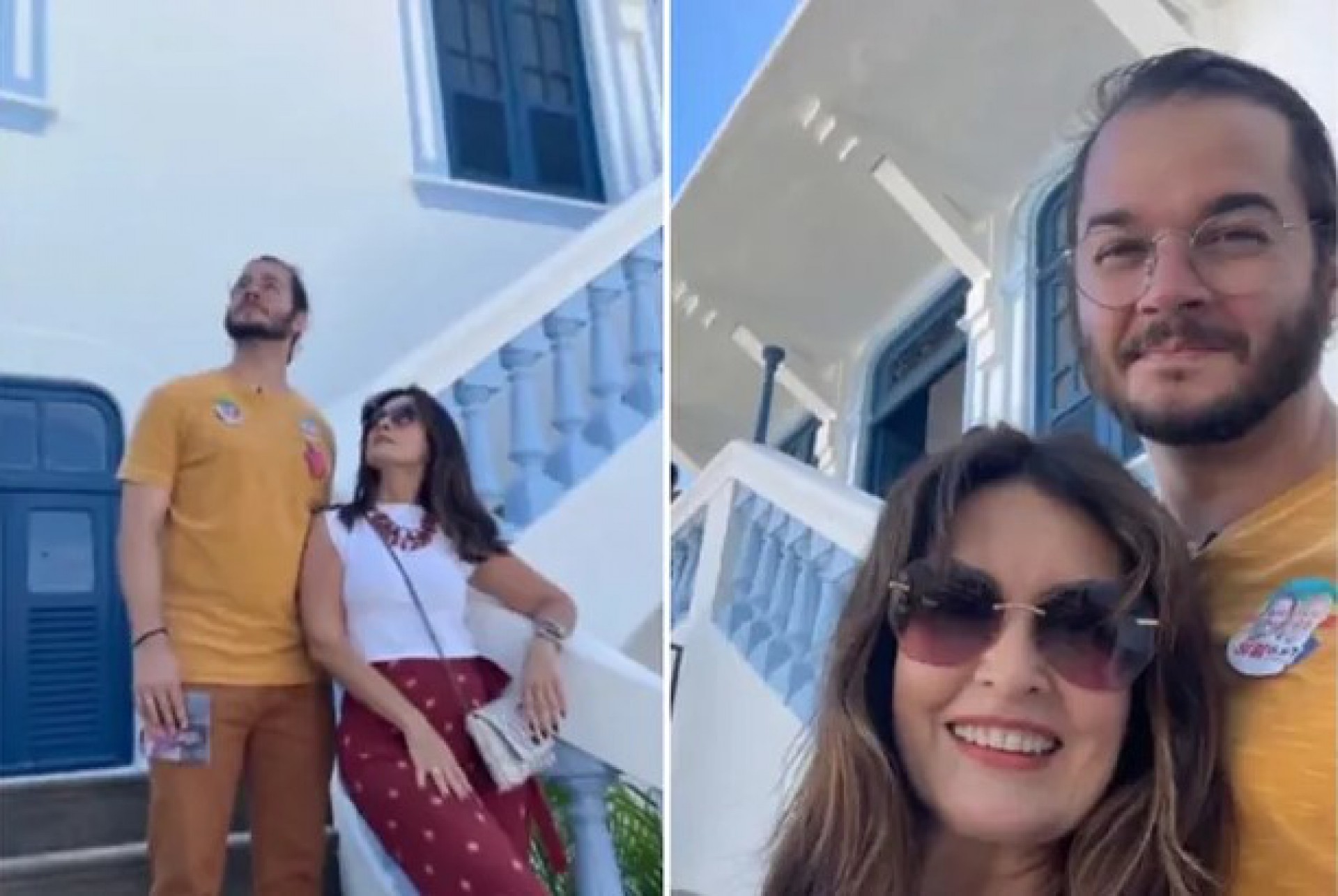 Fátima Bernardes e Túlio Gadêlha  - Reprodução/Instagram