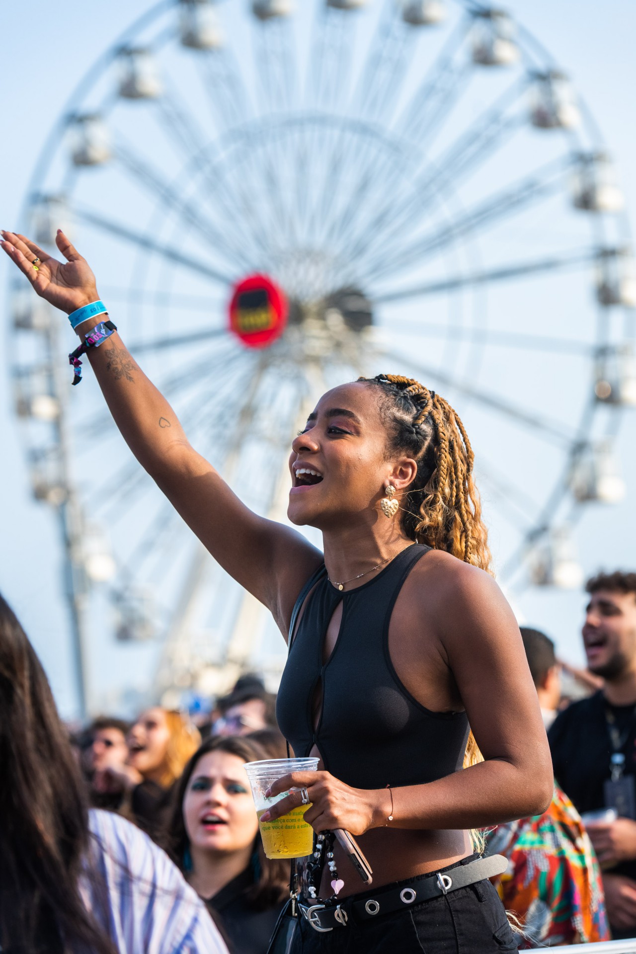 Segundo dia de Rock in Rio 2022 recebe público mais jovem  - ARIEL MARTINI