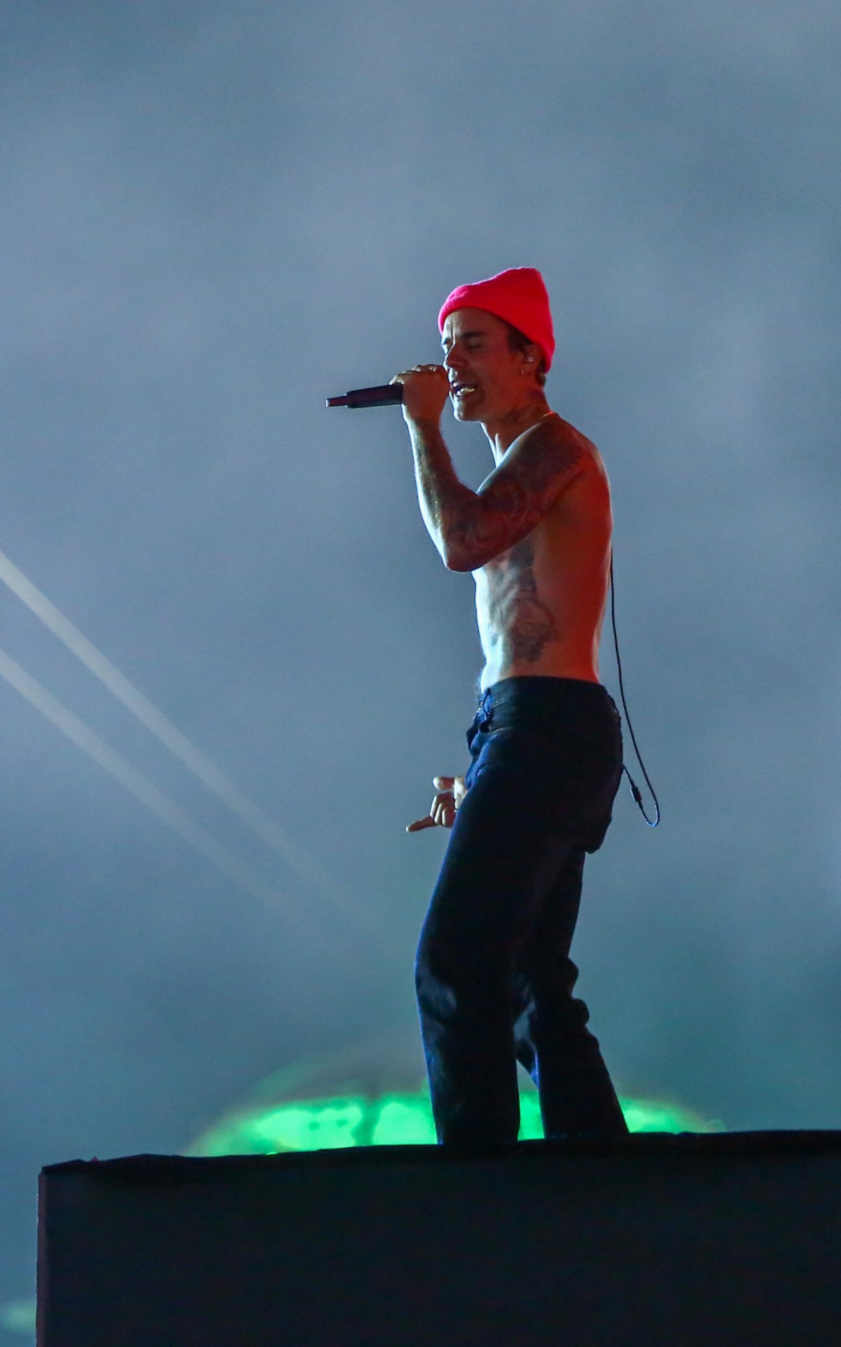 Justin Bieber se apresenta no Palco Mundo do Rock in Rio no terceiro dia do festival