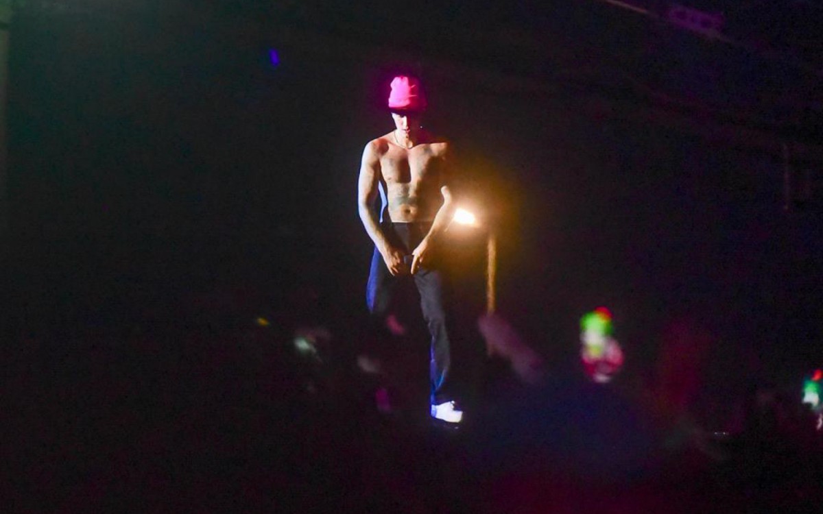 Justin Bieber se apresenta no Palco Mundo do Rock in Rio no terceiro dia do festival