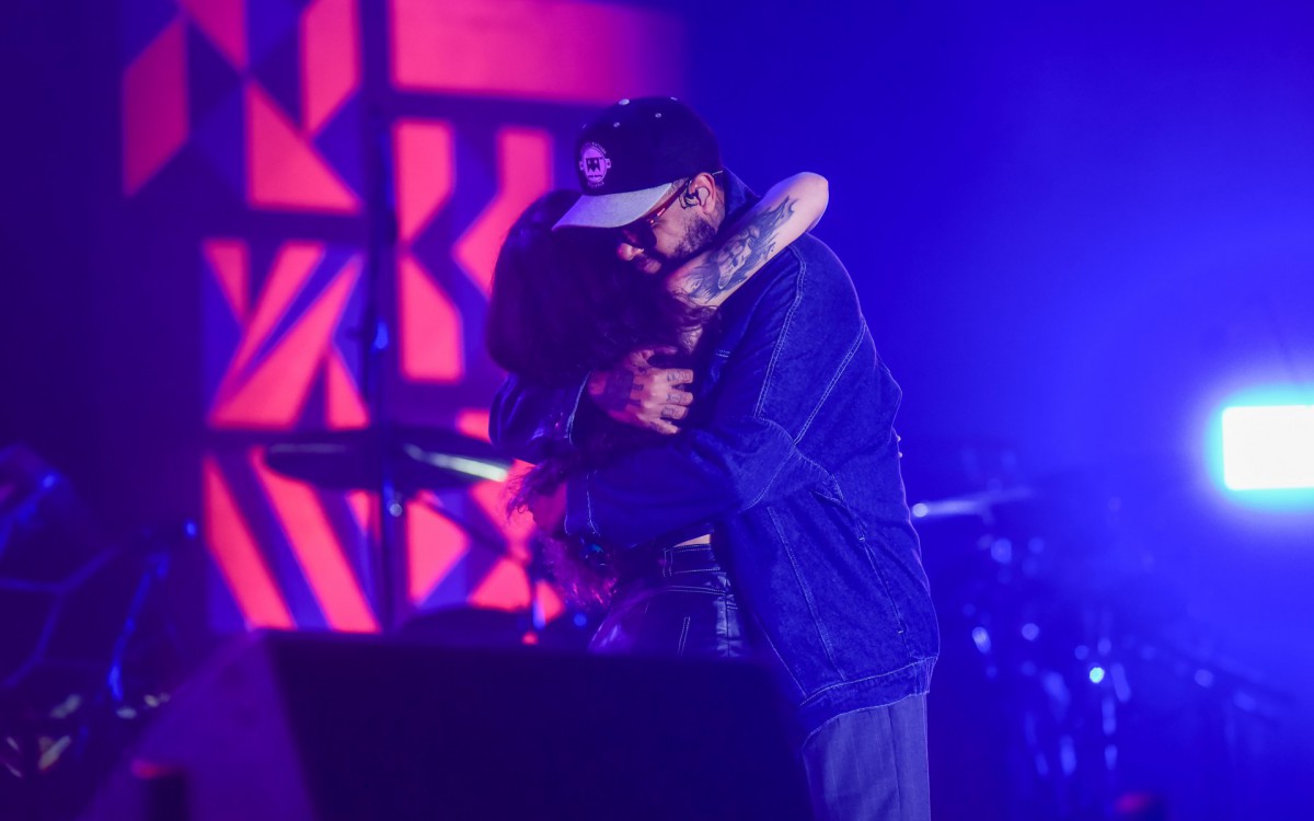 Emicida e Priscilla Alcantara no Rock in Rio