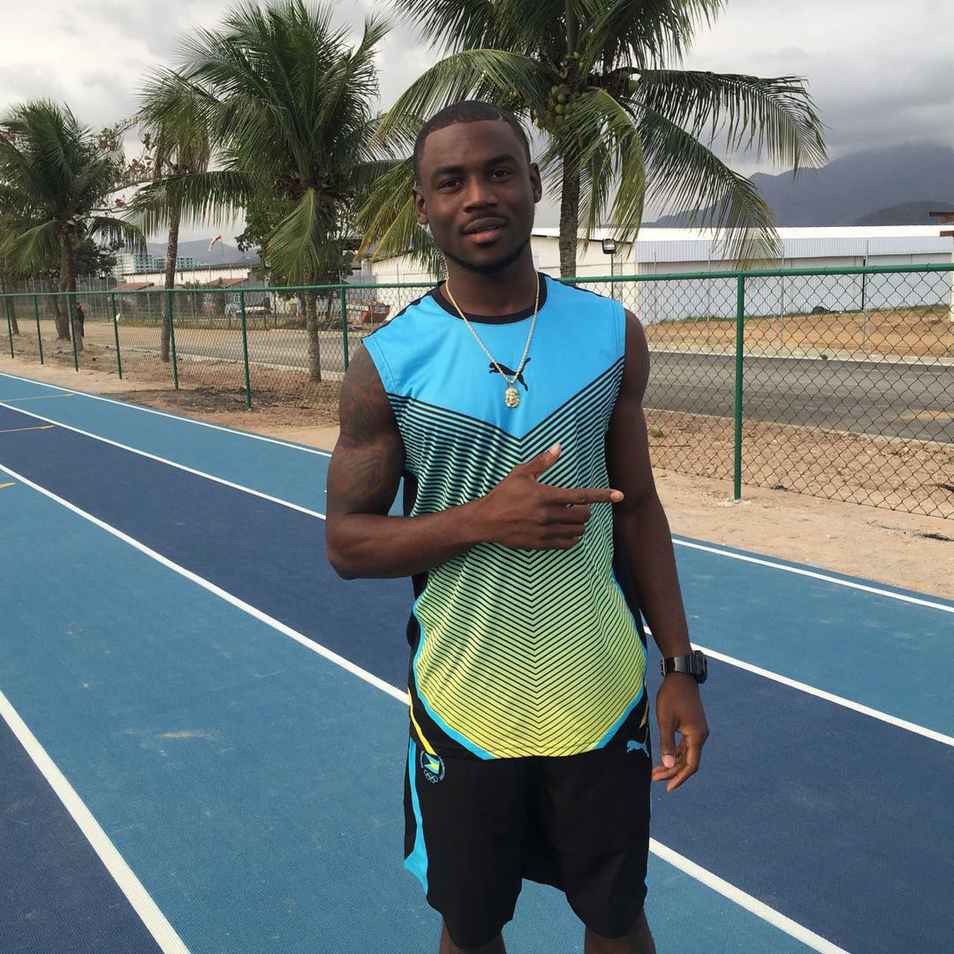 Shavez Hartz em treinamento no Rio de Janeiro - Reprodução/Instagram Shavez Hart