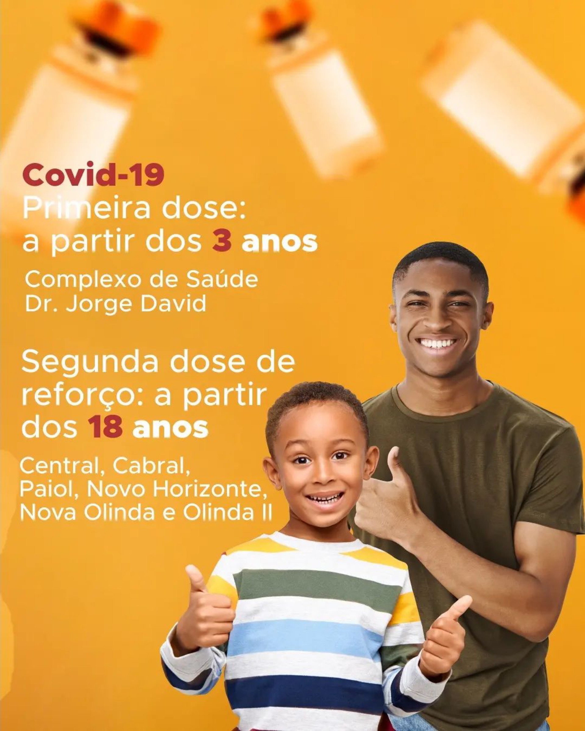 Vacinação em Nilópolis contra a Covid-19 - Divulgação / PMN