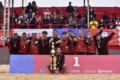 Barra de Maricá foi palco da final da Copa do Brasil Juvenil de Handebol de Praia