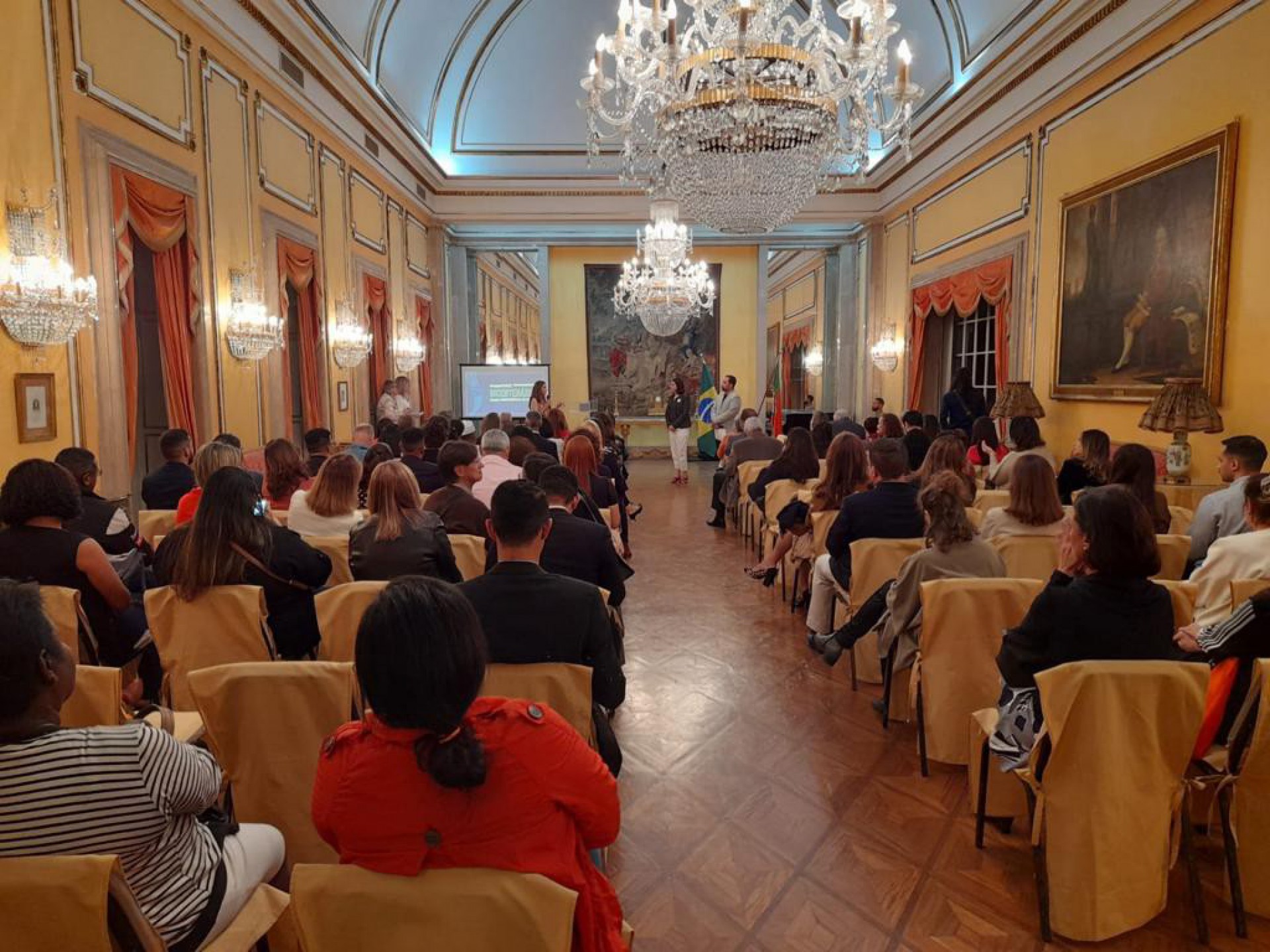Evento aconteceu no pal&aacute;rio S&atilde;o Clmente, em Botafogo (RJ) nesta quinta (1&ordm;) - Divulga&ccedil;&atilde;o/Bruno Pirozi