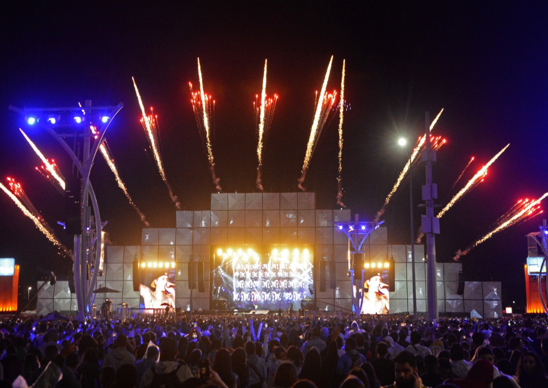 Show do cantor Justin Bieber encerrou a terceira noite do Rock in Rio - Sandro Vox / Agência O Dia
