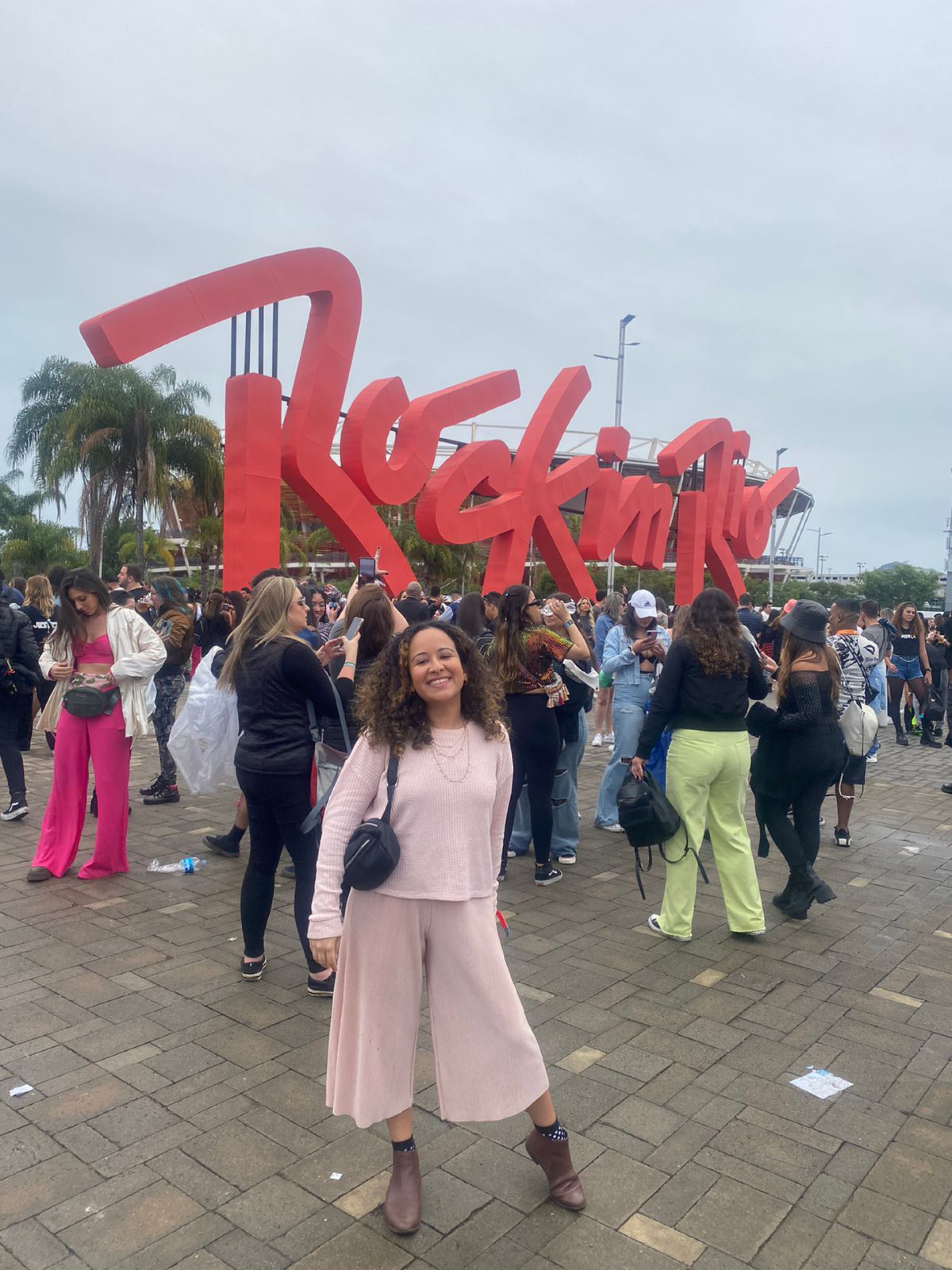Marina de Mattos elegeu Justin Bieber e Gilberto Gil como seus shows favoritos no terceiro dia do Rock in Rio - Arquivo pessoal