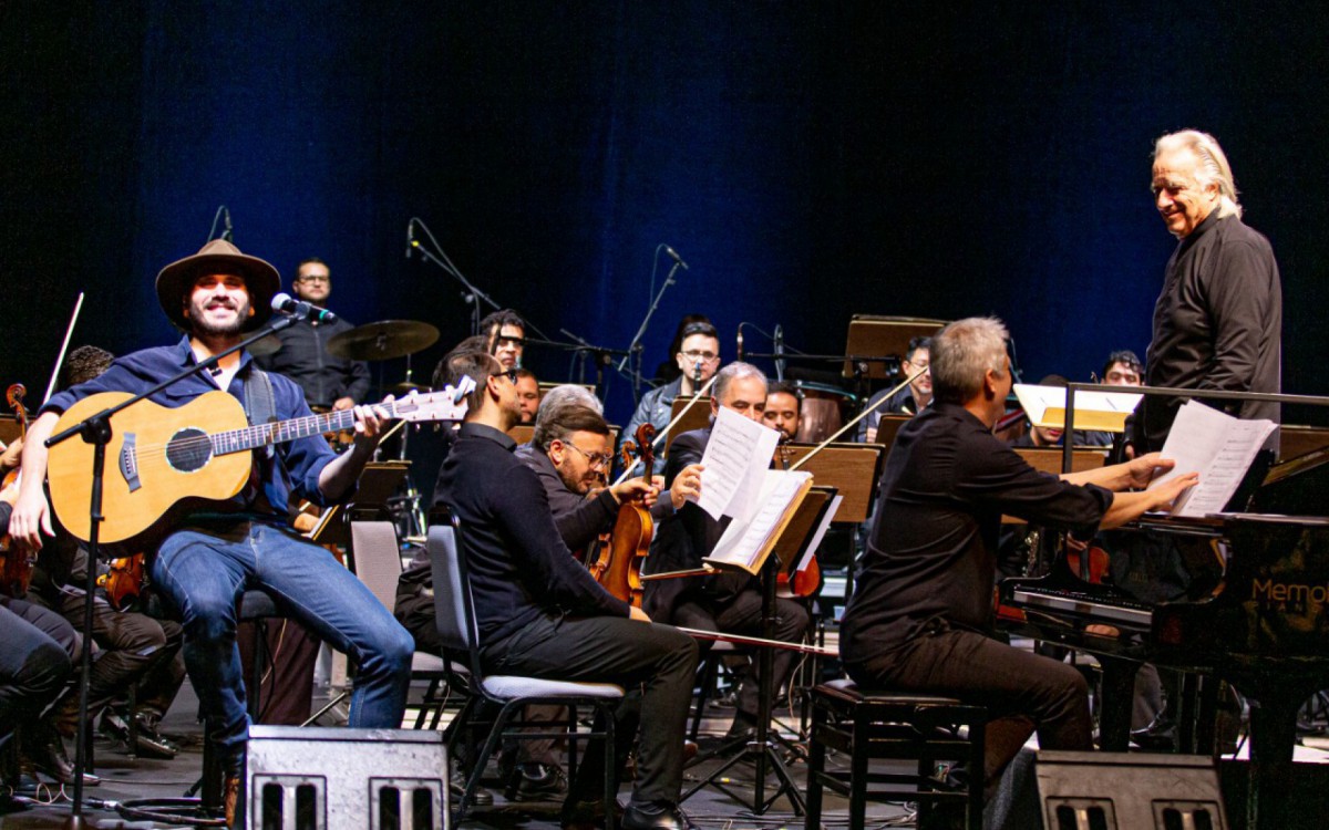 Gabriel Sater e João Carlos Martins se apresentam em São Paulo - Van Campos/ Agnews