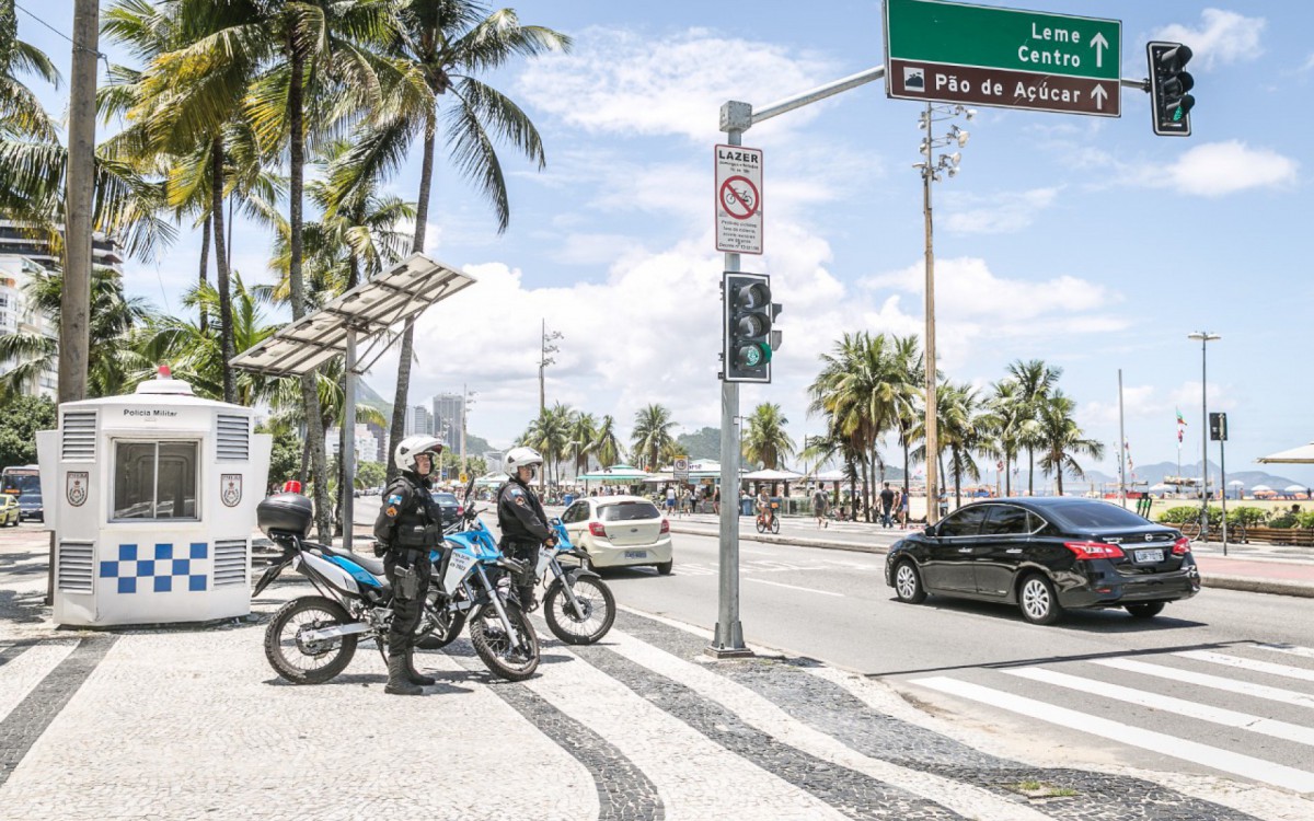 Policiais militares vão reforçar policiamento nos eventos e manifestações durante o feriado - Divulgação/Pmerj