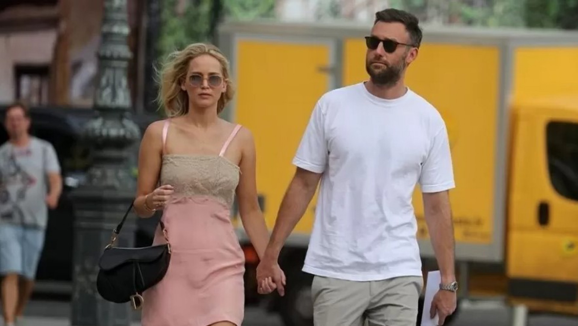 Jennifer Lawrence e o marido, Cooke Maroney - Reprodução