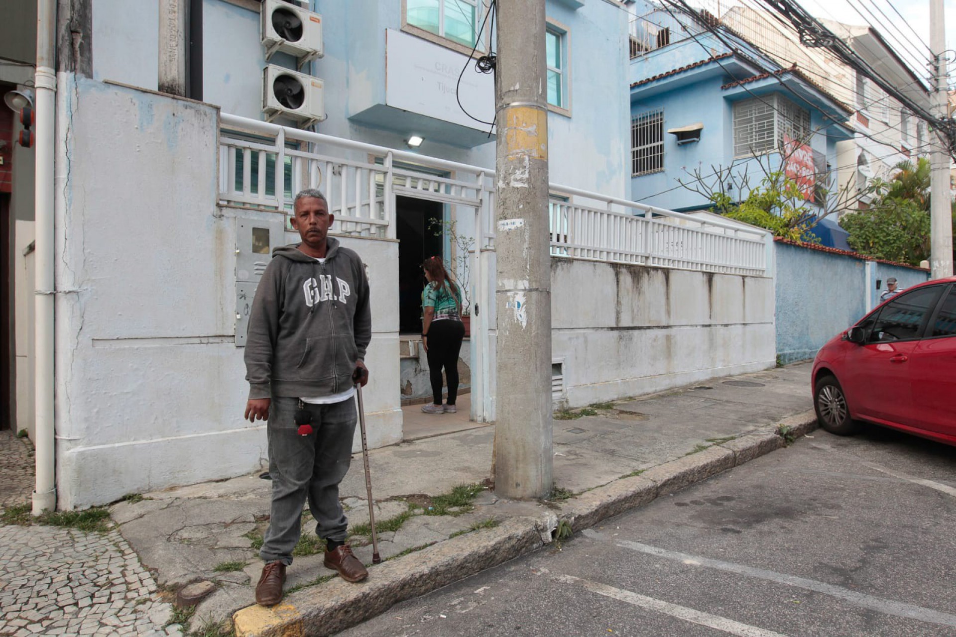 Washington Luis conseguiu atendimento no Cras, nesta terça-feira, 6 - Reginaldo Pimenta/Agência O Dia