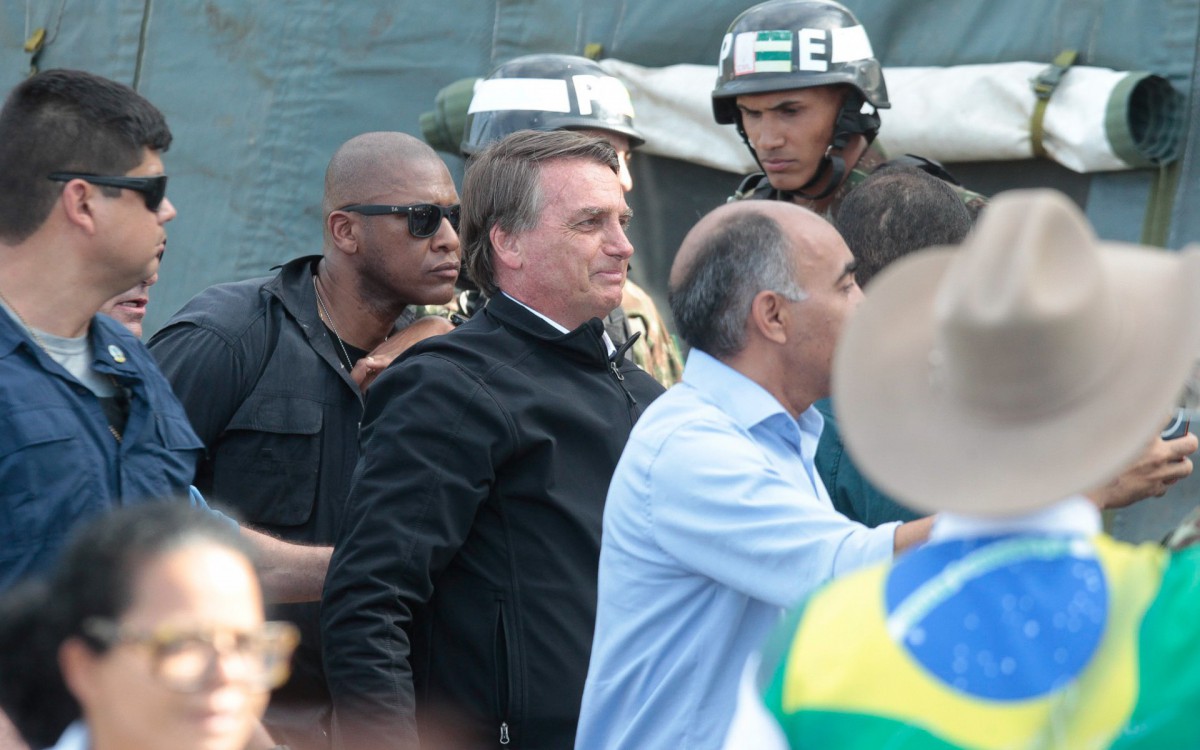 Evento cívico militar em Copacabana, Zona Sul do Rio de Janeiro, com a presença do Presidente da República, Jair Bolsonaro. - Reginaldo Pimenta / Agência O Dia