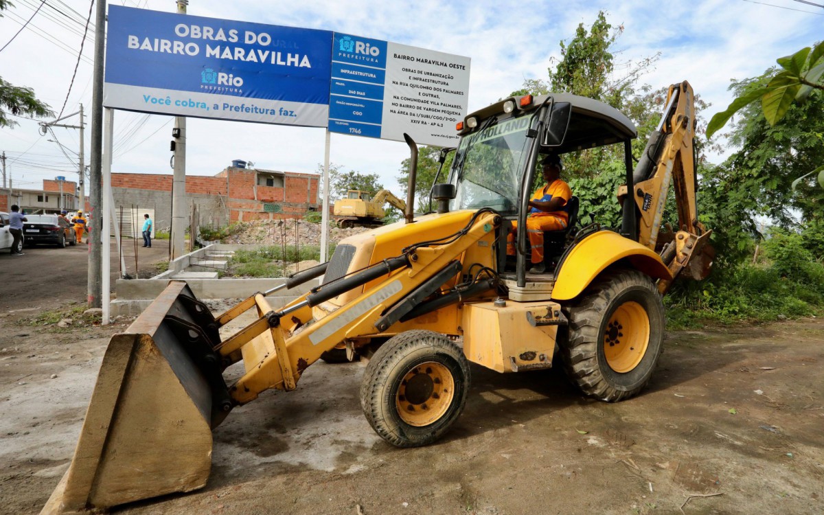 Doze logradouros do Caminho Poder da Boa Vontade, em Guaratiba, também vão ser recuperados pela Prefeitura do Rio, incluindo a rua Vasco da Gama
 - Beth Santos/Prefeitura do Rio 