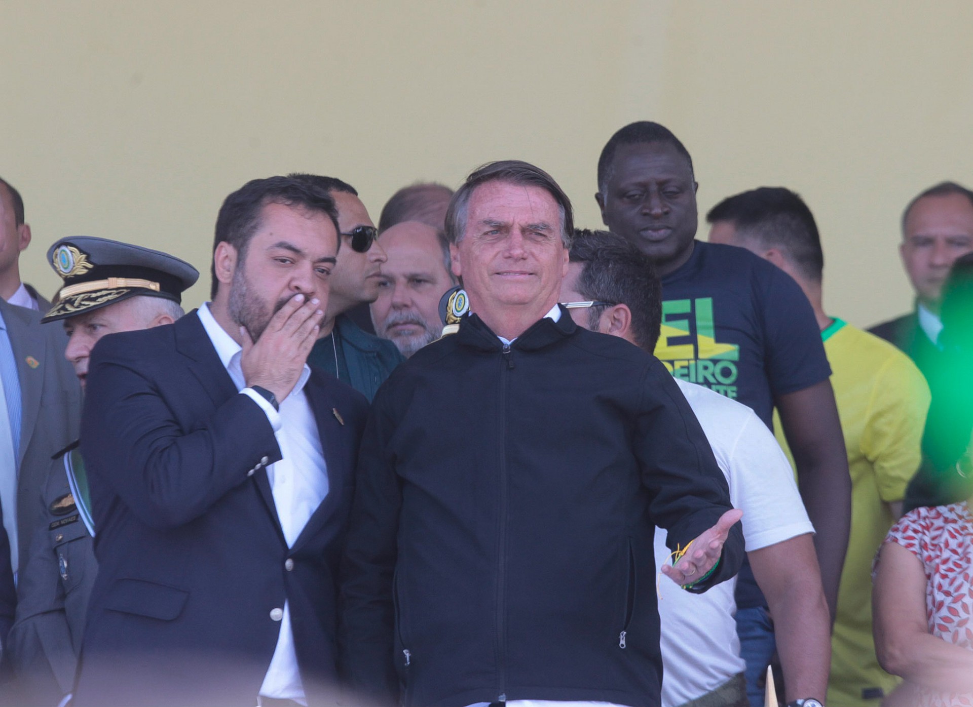 Evento cívico militar em Copacabana, Zona Sul do Rio de Janeiro, com a presença do Presidente da República, Jair Bolsonaro.  - Reginaldo Pimenta / Agência O Dia