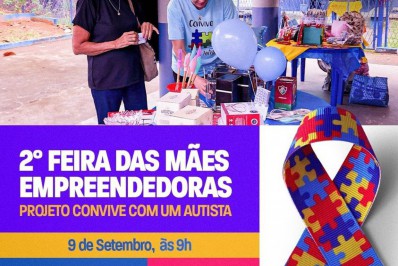 Praça Sete Anões recebe Segunda Feira de Mães de Autistas Empreendedoras de Mesquita