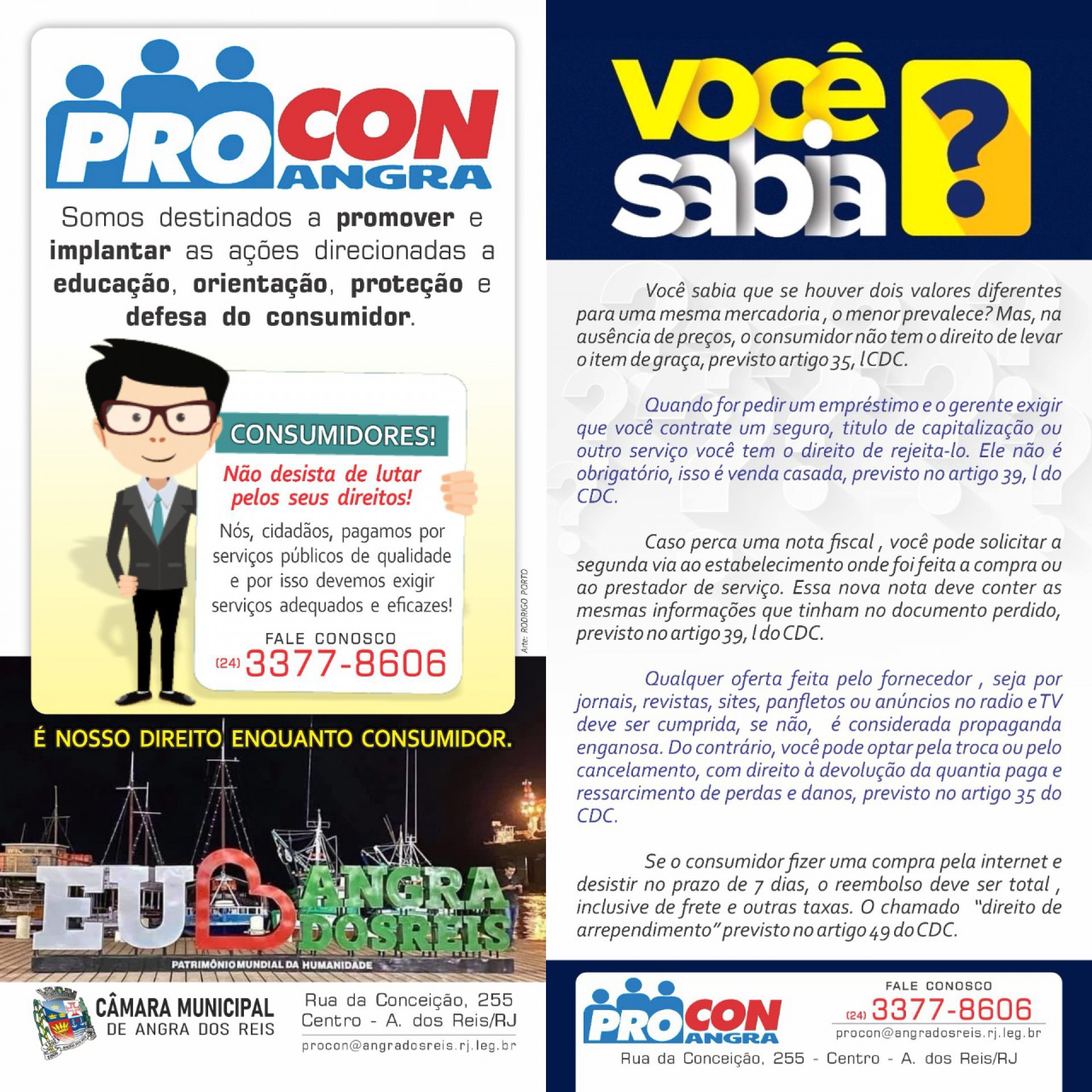 Cartilha educativa para o consumidor