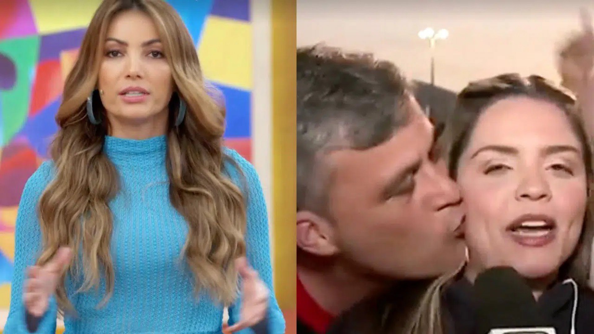 Patrícia Poeta se revolta com assédio sofrido por Jéssica Dias, repórter da ESPN, em cobertura de partida entre Flamengo e Vélez - Reprodução