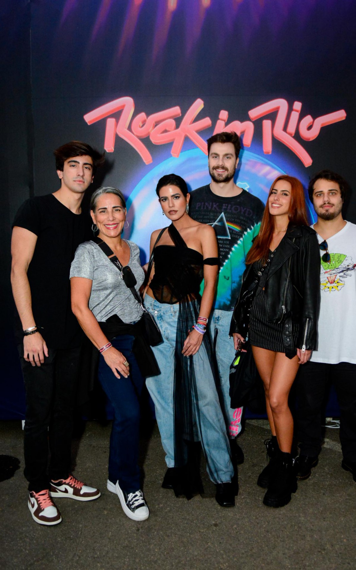 Cleo e fam&iacute;lia no Rock in Rio
