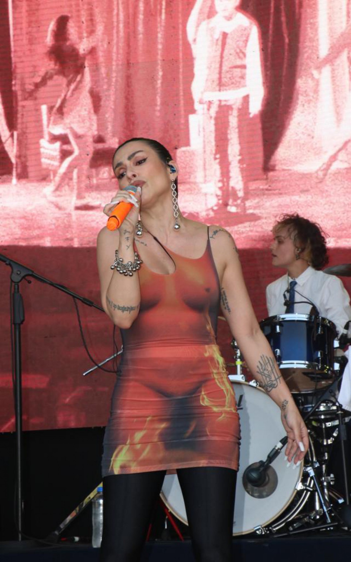 Cleo no Palco Supernova do Rock in Rio