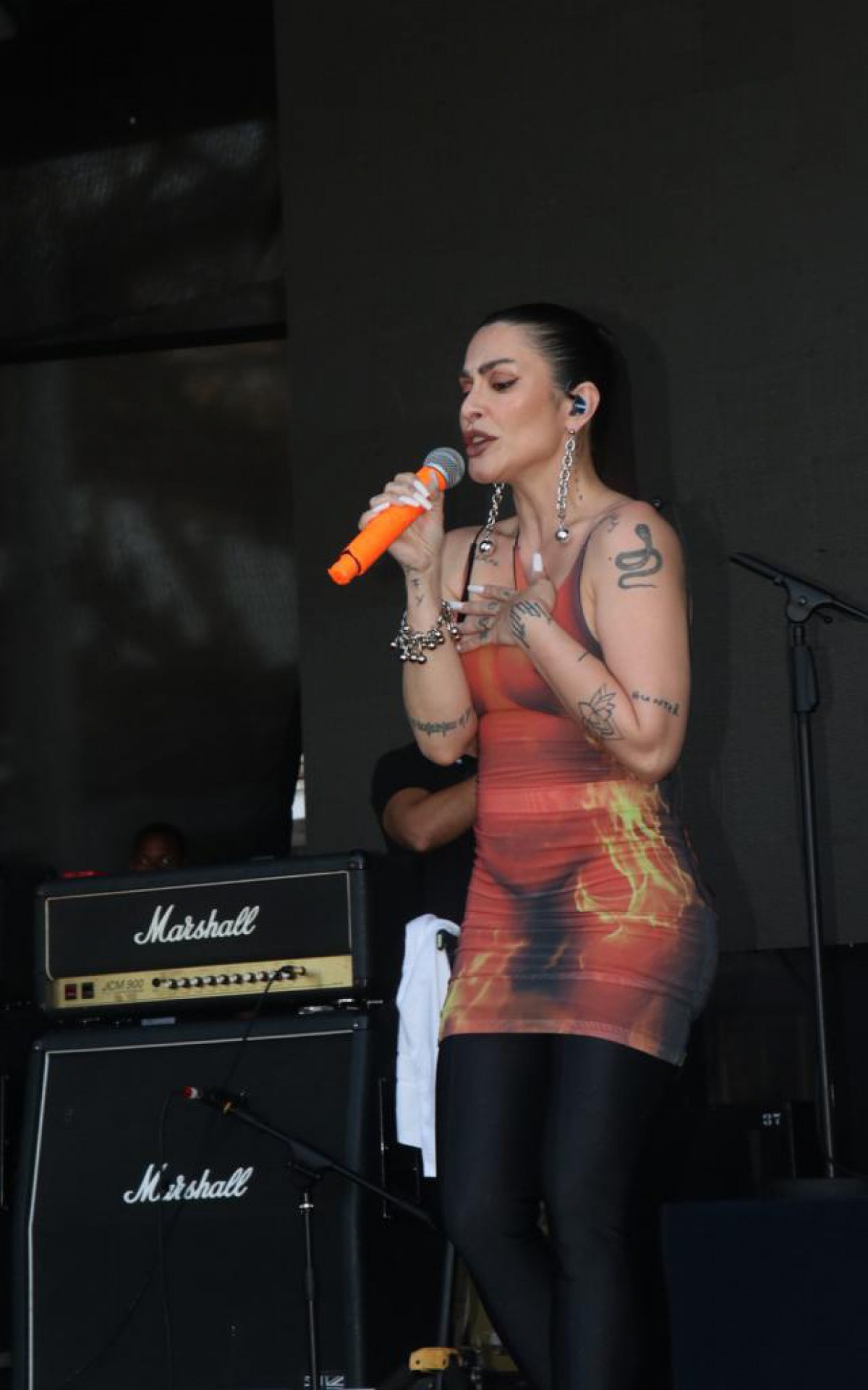 Cleo no Palco Supernova do Rock in Rio
