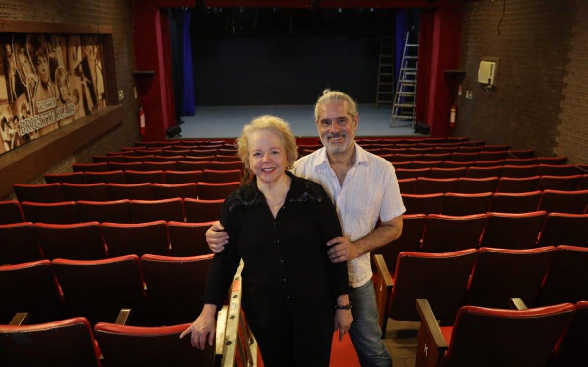 Brigitte Blair e Nilson Raman formam parceria e reabrem teatro - Pedro Ivo / Agência O DIA