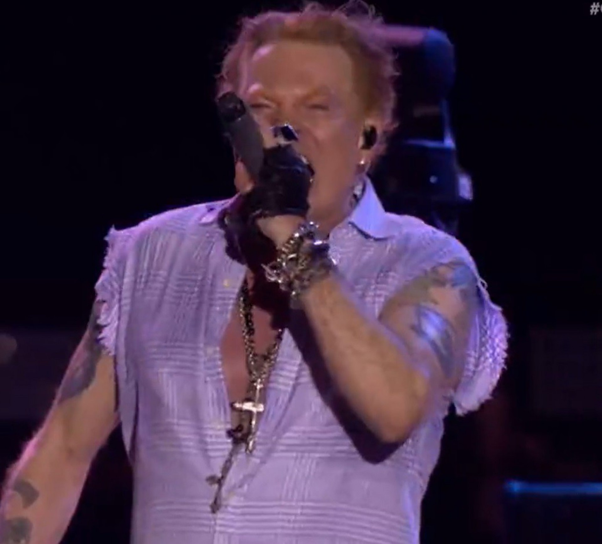 Axl Rose Pede Desculpas Por Indisposição Em Apresentação No Festival Rock In Rio O Dia