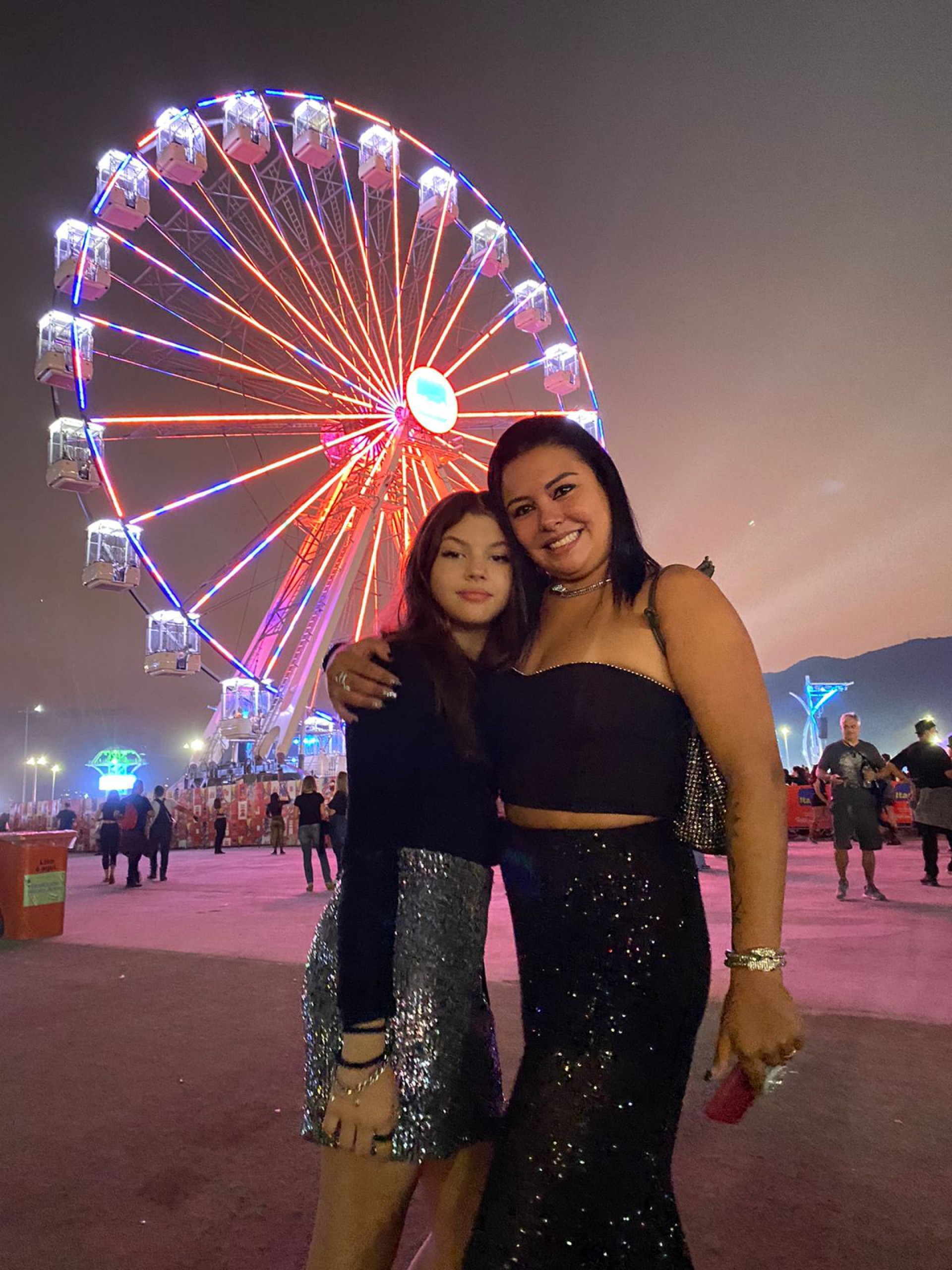 Deusa vai ao Rock in Rio pela primeira vez por pedido da filha Karina - Julliana Reis / O Dia