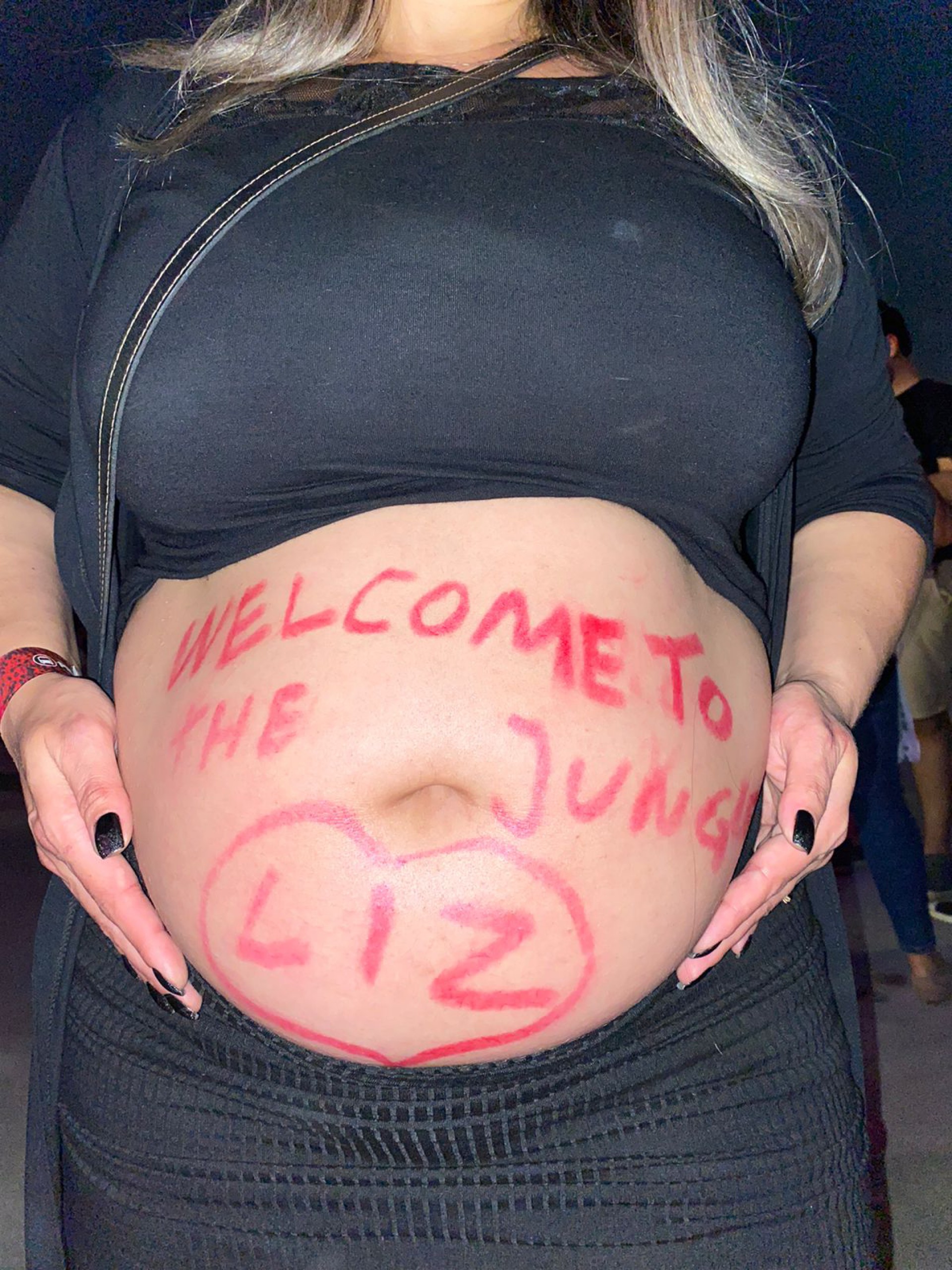 Gisele vai ao Rock in Rio pela primeira vez grávida da filha Liz - Julliana Reis / O Dia