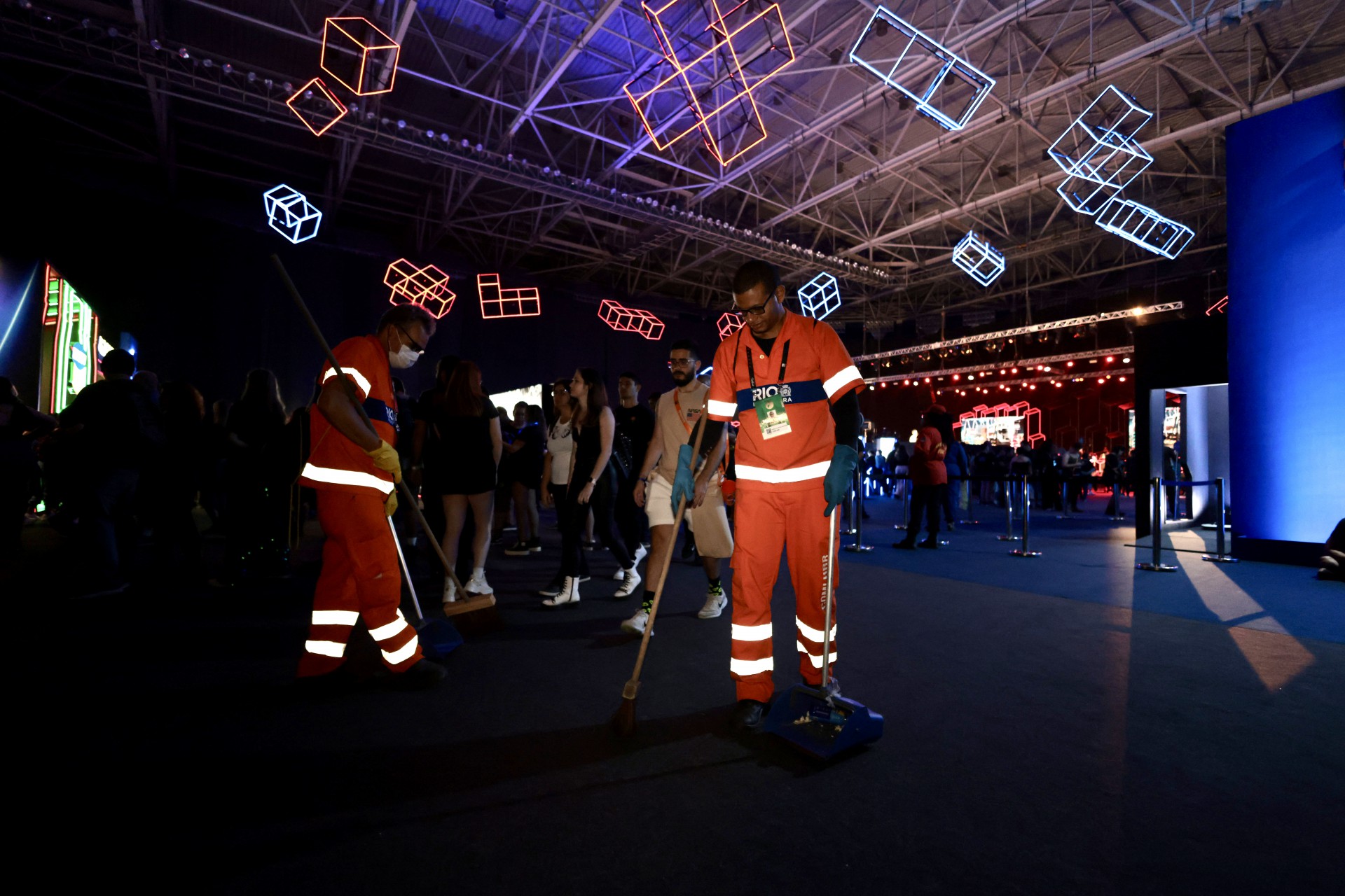 Na primeira semana de shows, foram removidas 165,9 toneladas de res&iacute;duos, sendo 86,4 toneladas de recicl&aacute;veis e 79,5 de materiais org&acirc;nicos - @williamwerneckmota