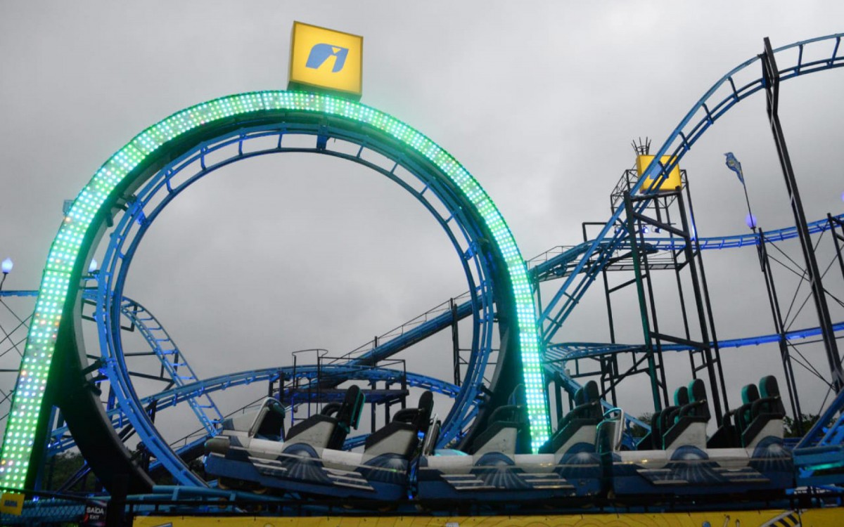Funcionamento dos brinquedos do Rock in Rio s&atilde;o suspensos por causa do vento