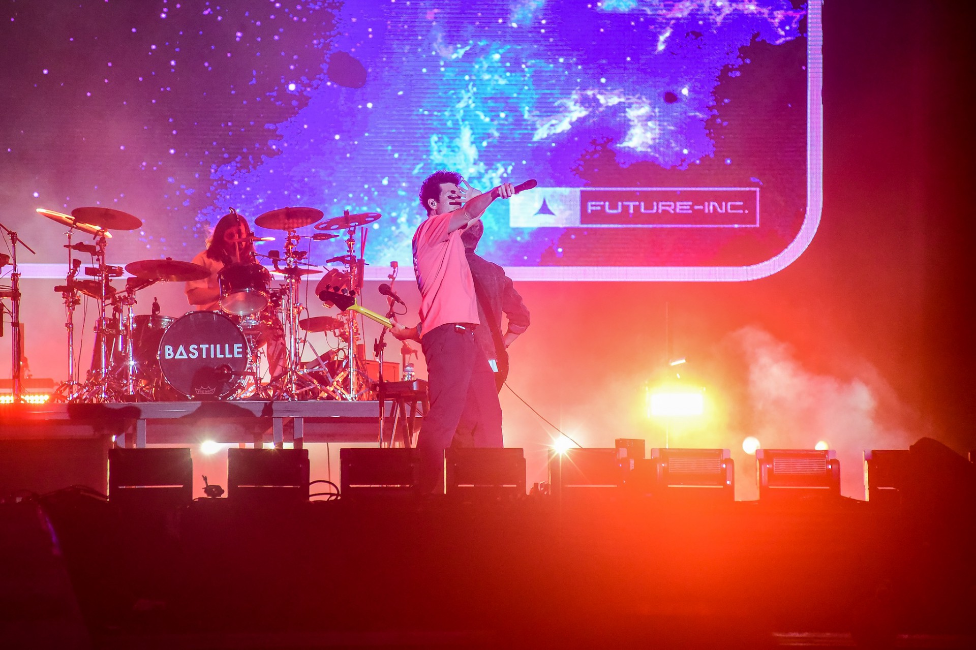 Com show animado, Bastille conquista o público do Rock in Rio - Marcelo Sa Barretto / Agnews