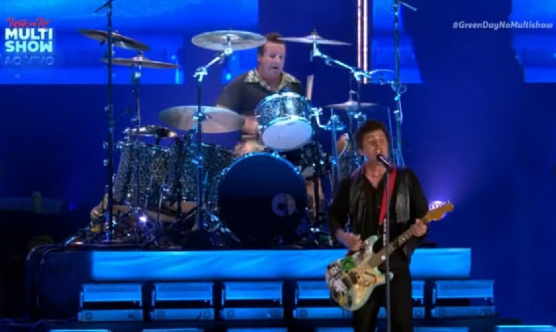Green Day se apresenta no Palco Mundo do Rock in Rio 2022 - Reprodução/Multishow