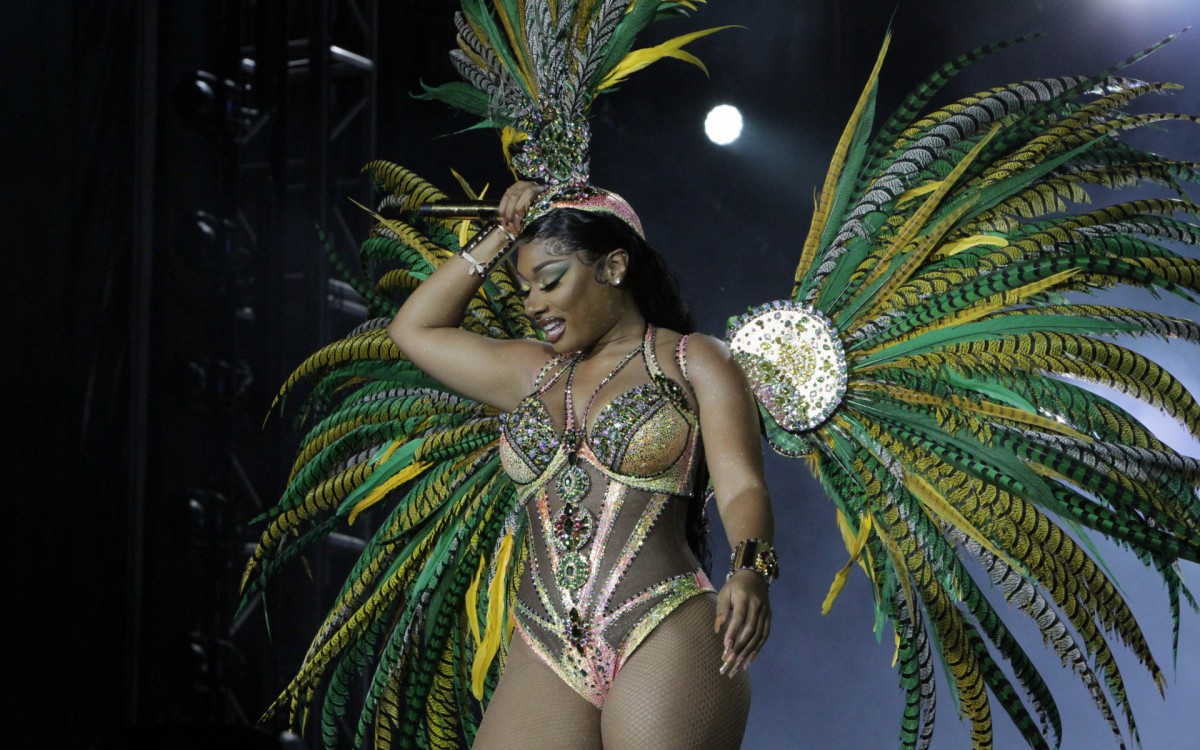 Show da cantora Show Megan Thee Stallion no Palco Mundo neste setimo dia do Festival Rock In Rio 2022, realizado na Cidade do Rock, Zona Oeste do Rio de Janeiro, neste Domingo(11). Foto: Marcos Porto/Agencia O Dia