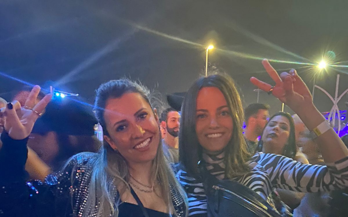 Joana Karla e Giuliane Kluppel elogiam apresentação de Ivete Sangalo no palco mundo - Arquivo pessoal / O Dia