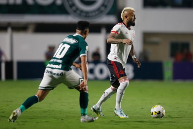 Flamengo empata com o Goiás, termina rodada em terceiro e vê Palmeiras aumentar vantagem