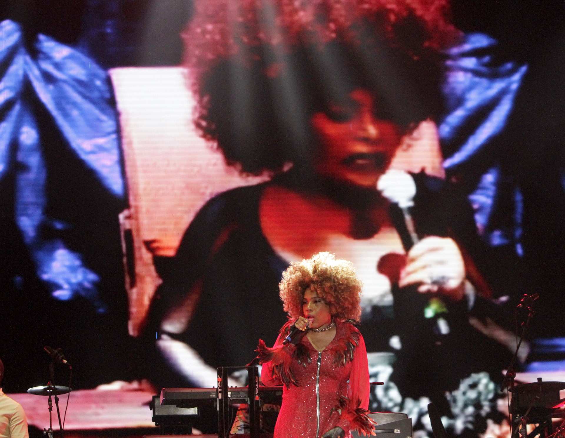 Show da Macy Gray, no Palco Sunset neste domingo(11). Foto: Marcos Porto/Agência O Dia - Marcos Porto/Agencia O Dia