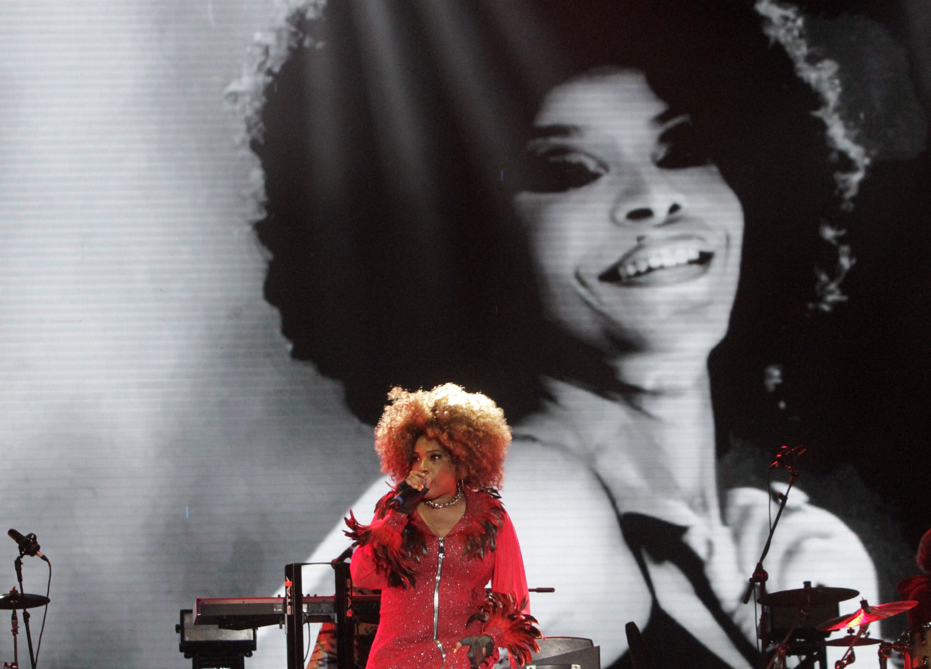Show da Macy Gray, noPalco Sunset neste domingo(11). Foto: Marcos Porto/Agência O Dia - Marcos Porto/Agencia O Dia