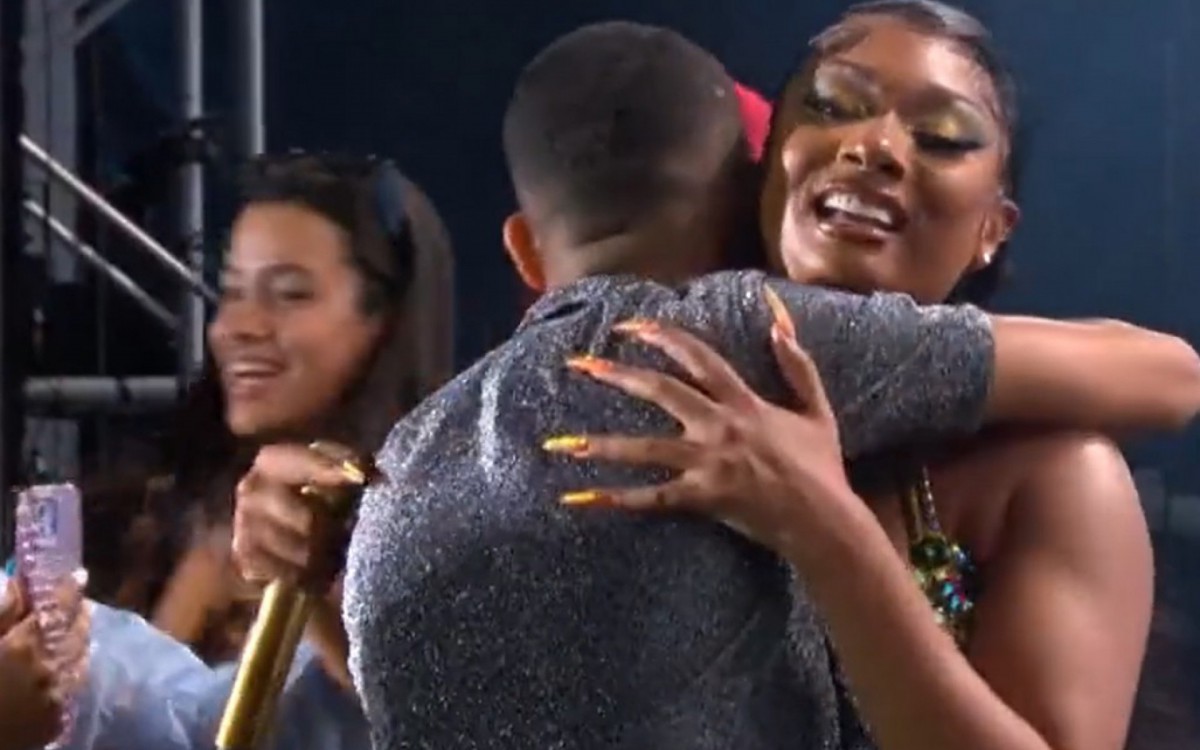Megan Thee Stallion recebe o carinho dos f&atilde;s no Palco Mundo