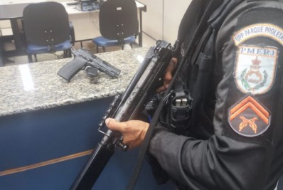 Suspeito é preso com arma na Zona Norte