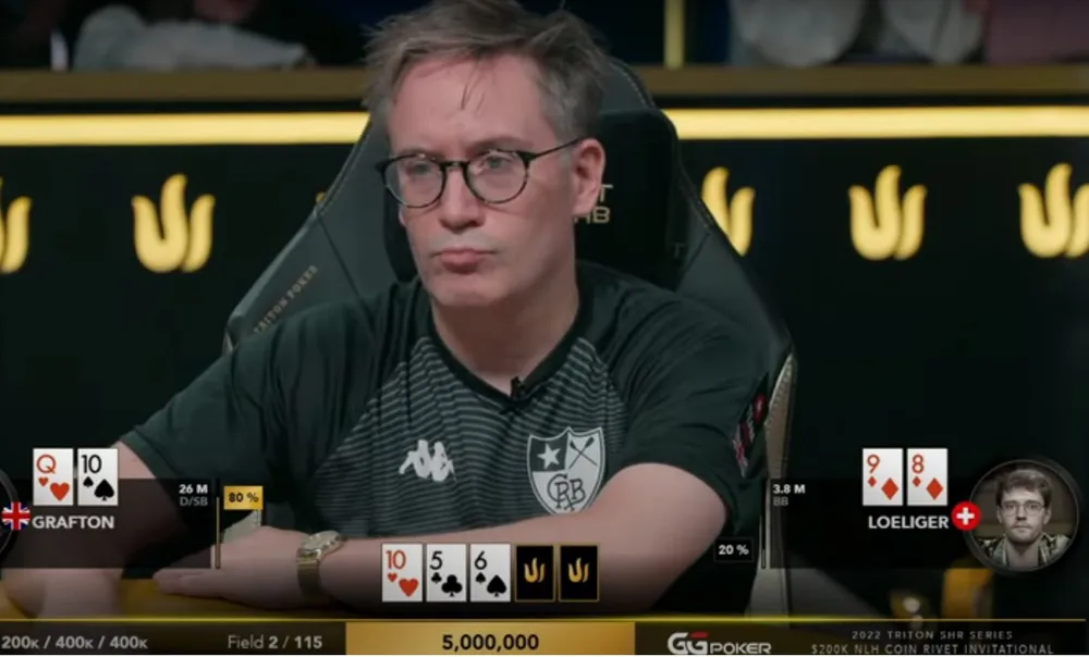 Jogador de pôquer usa camisa do Botafogo em campeonato e fatura R$ 28 milhões