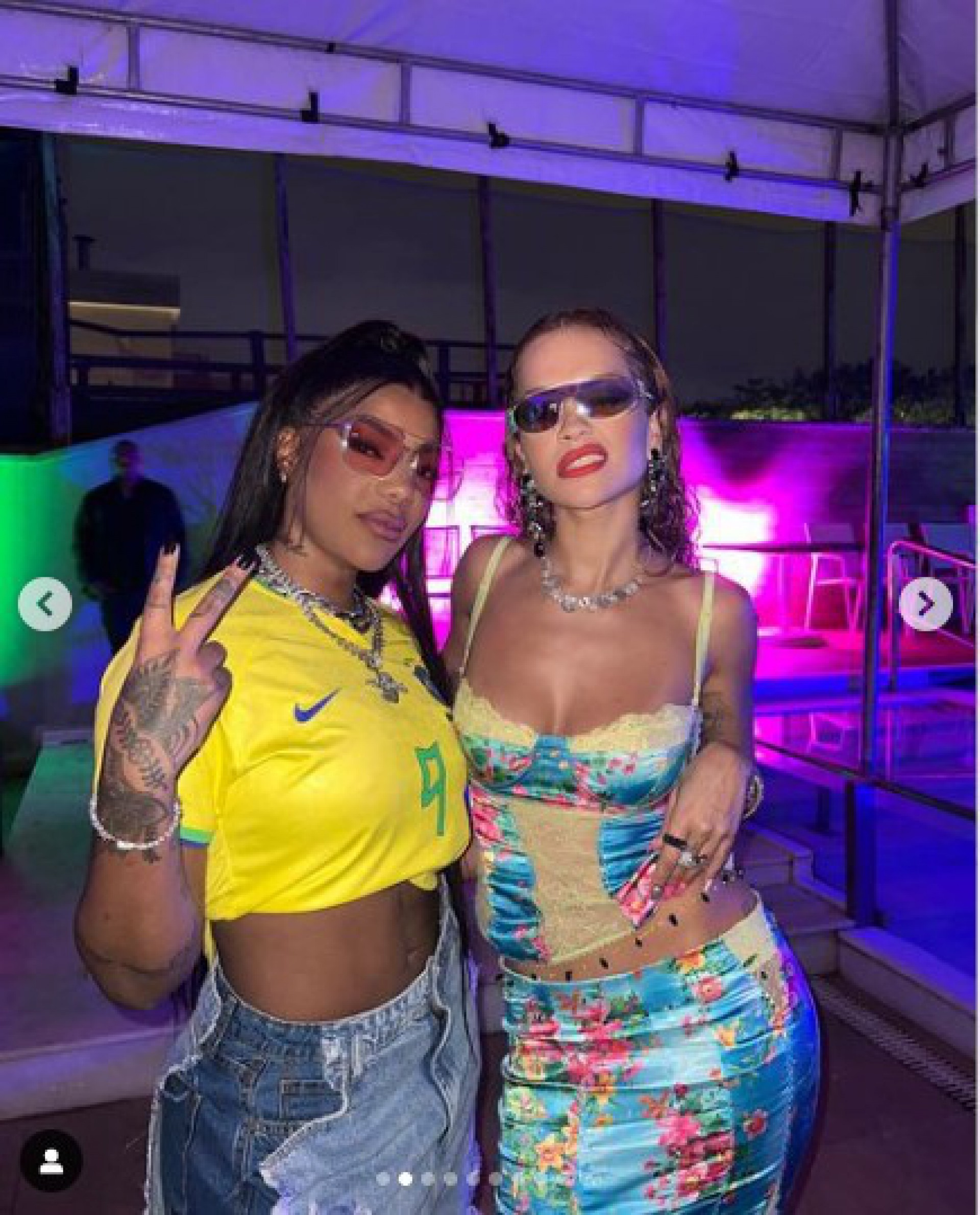 Rita Ora aproveita últimos dias no Rio de Janeiro - Reprodução Internet