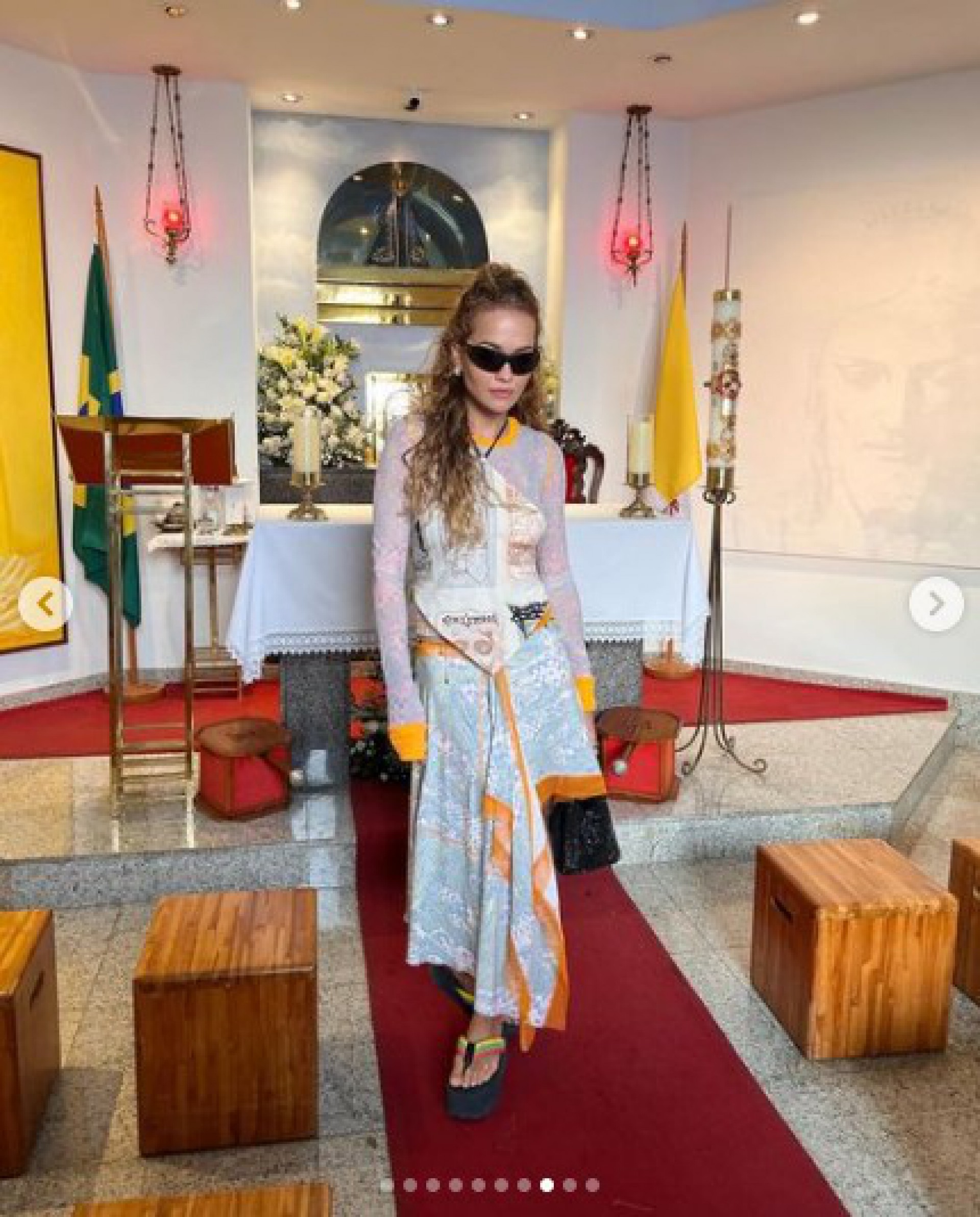 Rita Ora aproveita últimos dias no Rio de Janeiro - Reprodução Internet