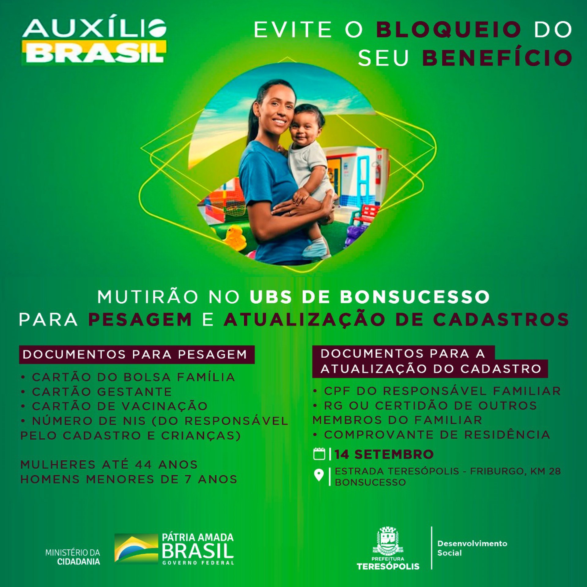 Mutir&atilde;o para atualiza&ccedil;&atilde;o do Cadastro &Uacute;nico