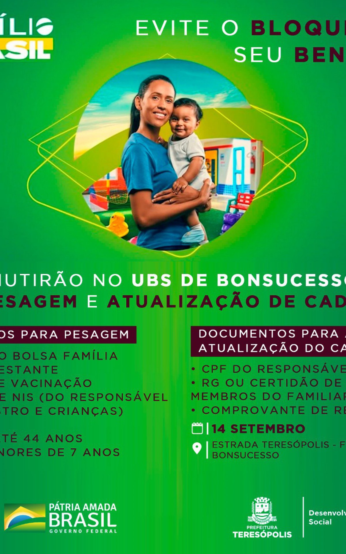 Mutir&atilde;o para atualiza&ccedil;&atilde;o do Cadastro &Uacute;nico - Divulga&ccedil;&atilde;o