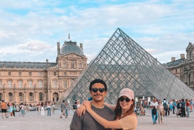 Sérgio Malheiros e Sophia Abrahão compartilham registros de viagem a Paris