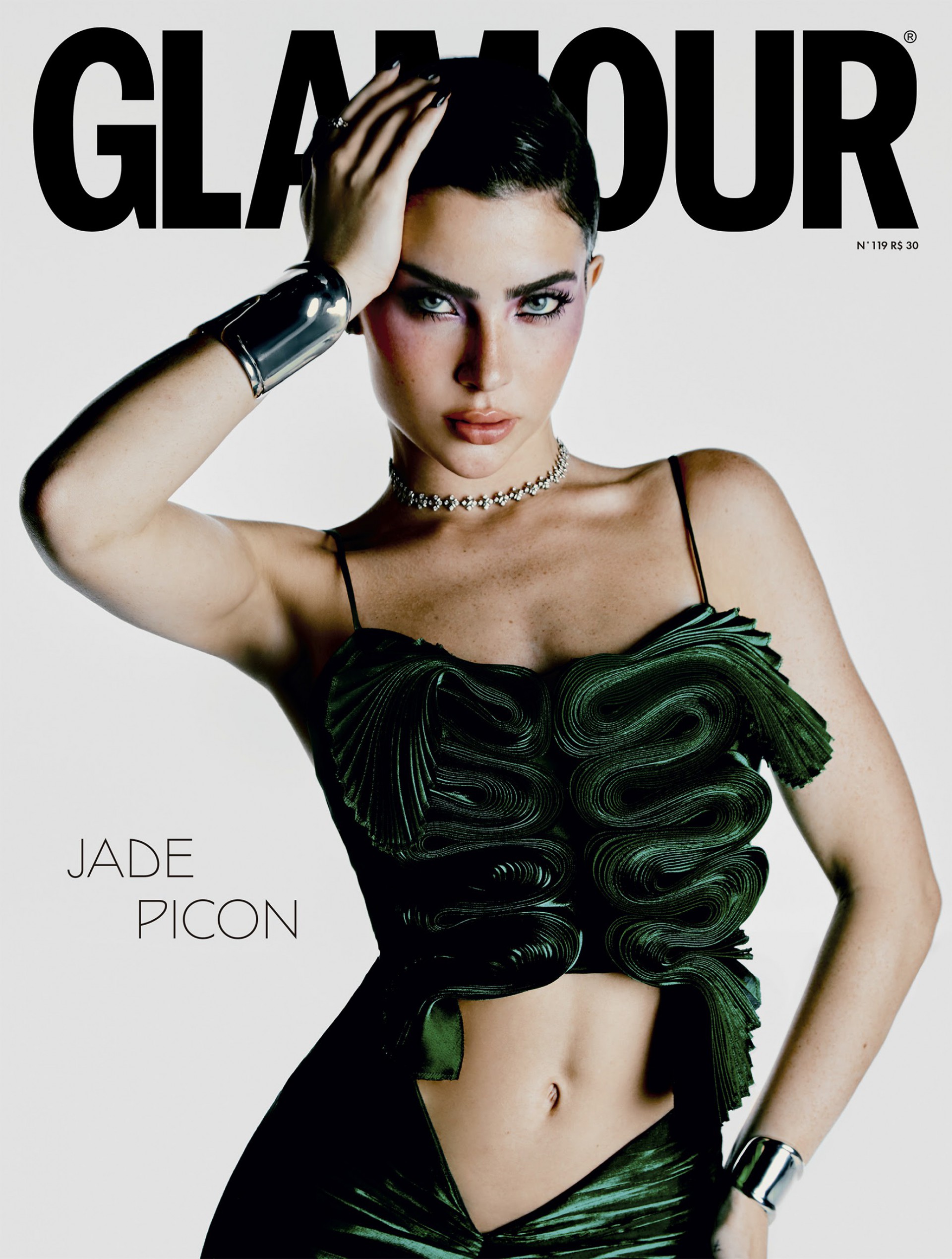 Jade Picon estampa capa da revista 'Glamour' de setembro - Divulgação