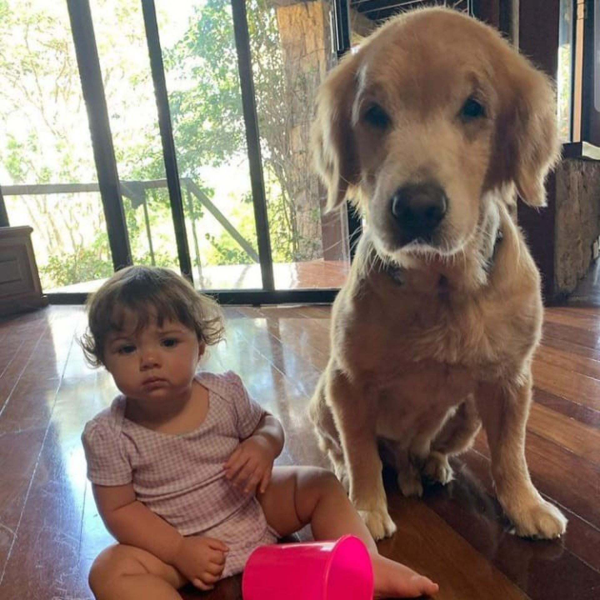 Clara Maria com Simba - Reprodução/Instagram